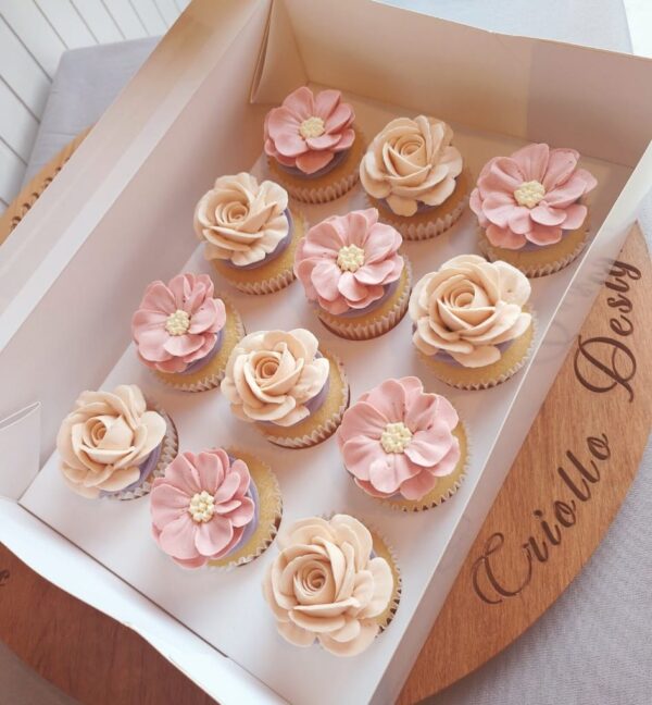Floral Cupcakes Dozen