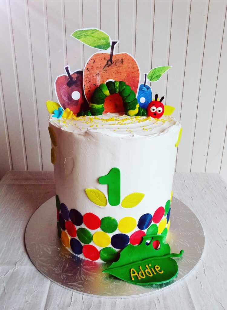 Hungry Caterpillar 1st Birthday Cake