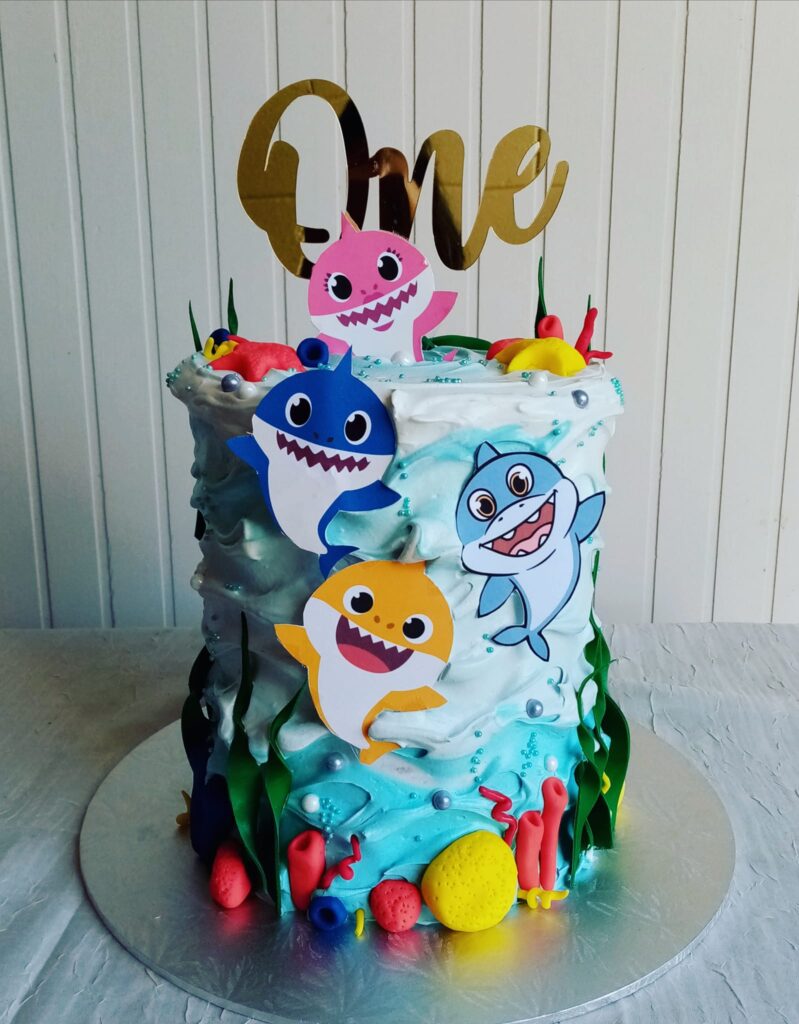 Baby Shark Boys Birthday Cake