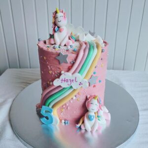 Double Unicorn Cake