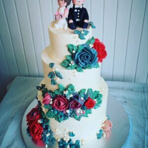 Wedding Cake Couple Top