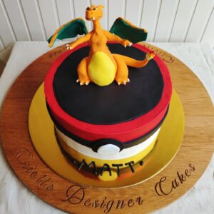 Charizard Themed Cake - Pokemon