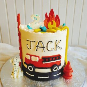 Fire Engine Themed Cake