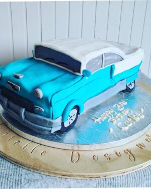 Vintage Car Themed Cake
