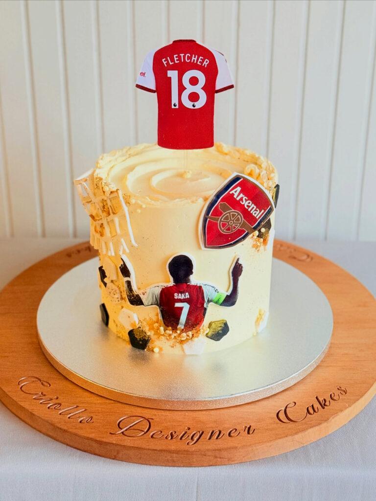 Arsenal Eighteenth Birthday Cake Red Football