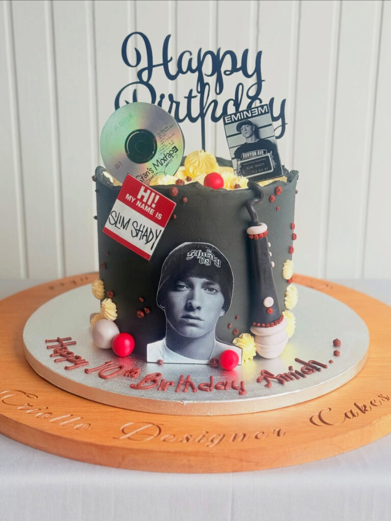 Black Music Pop Icon Birthday Cake Camera Records