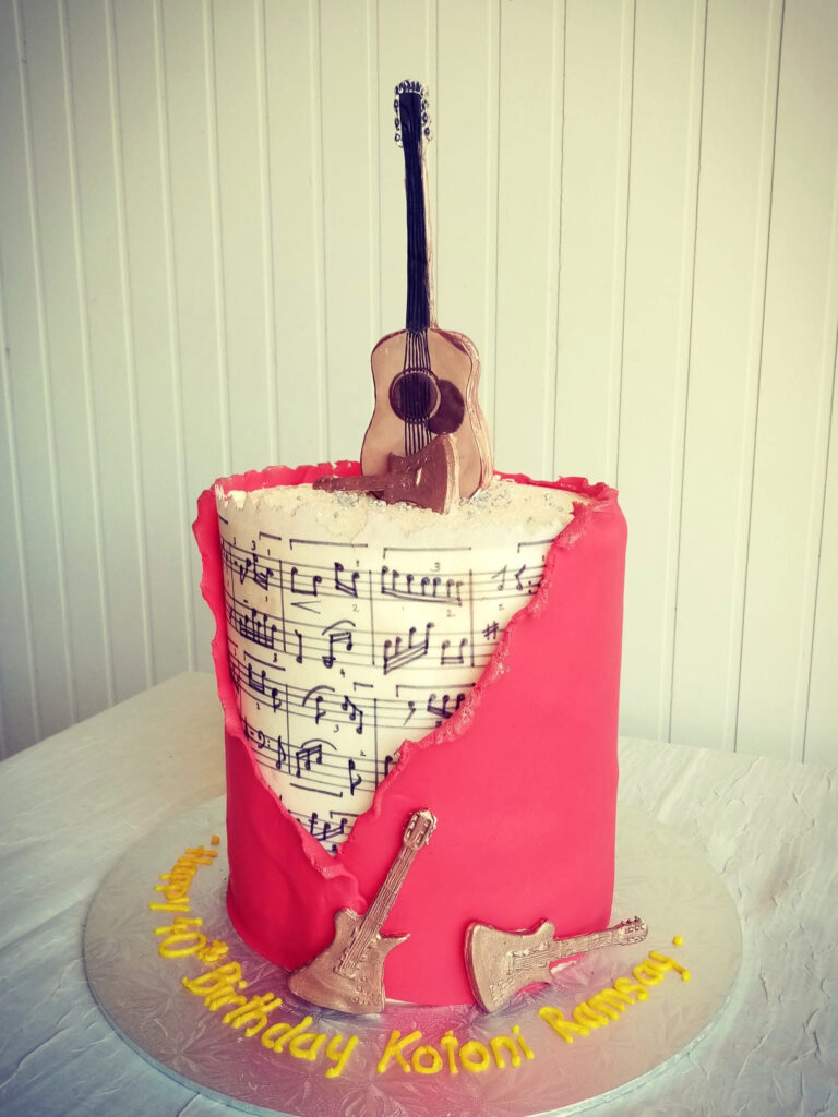 Guitar Music Birthday Cake Sheet Music