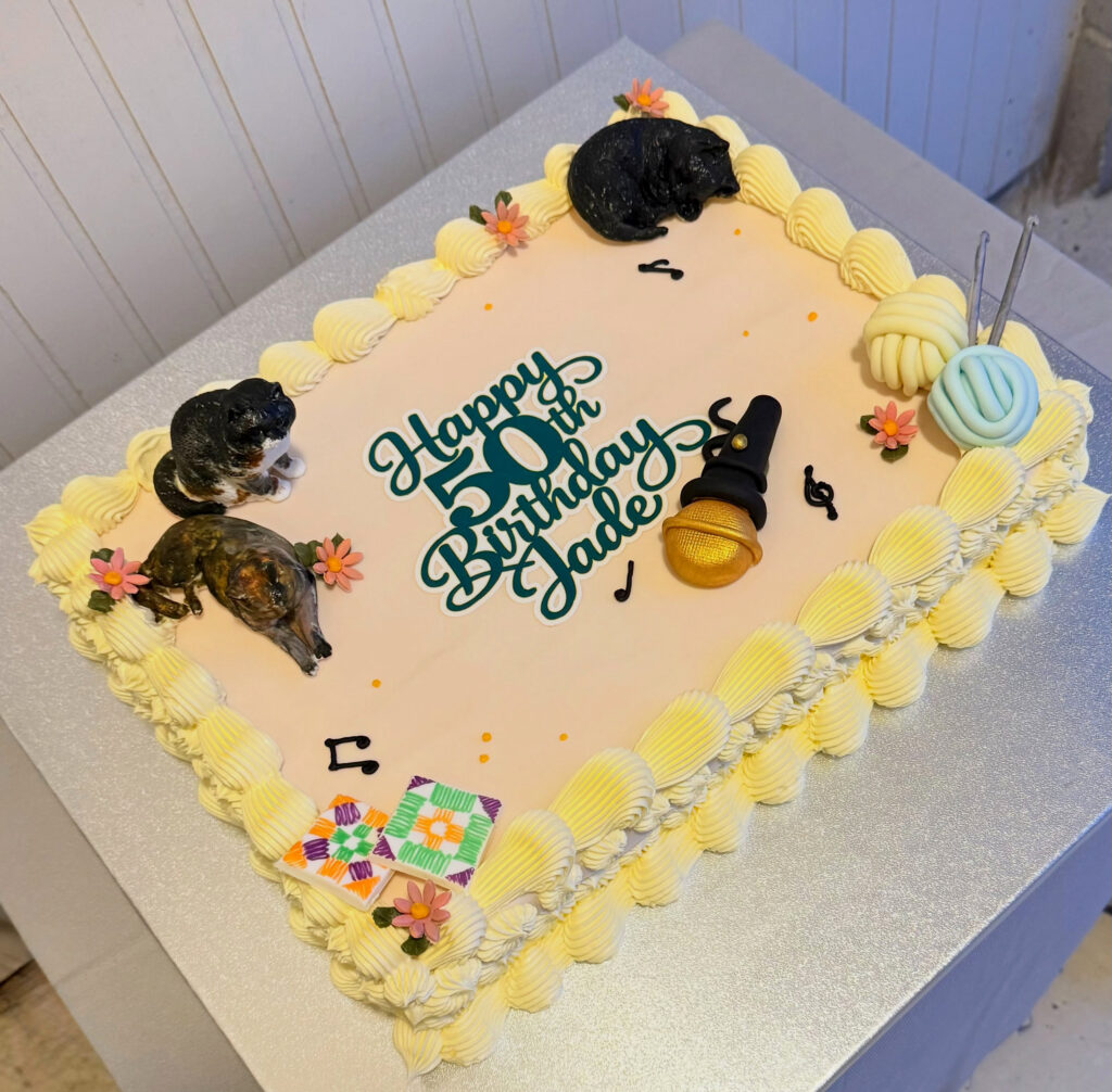 Hobbies Music Books Bees Birthday Sheet Cake